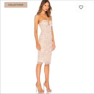LPA 691 dress in cream multi